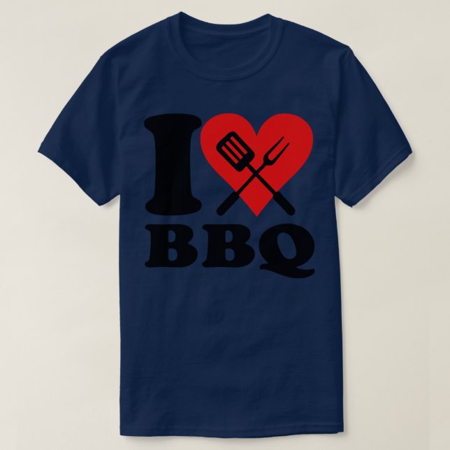 I LIEBE GRILLEN T-Shirt (Design vorne)