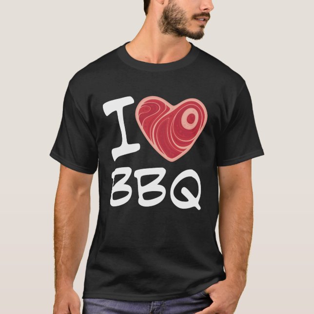 I LIEBE GRILLEN T-Shirt (Vorderseite)