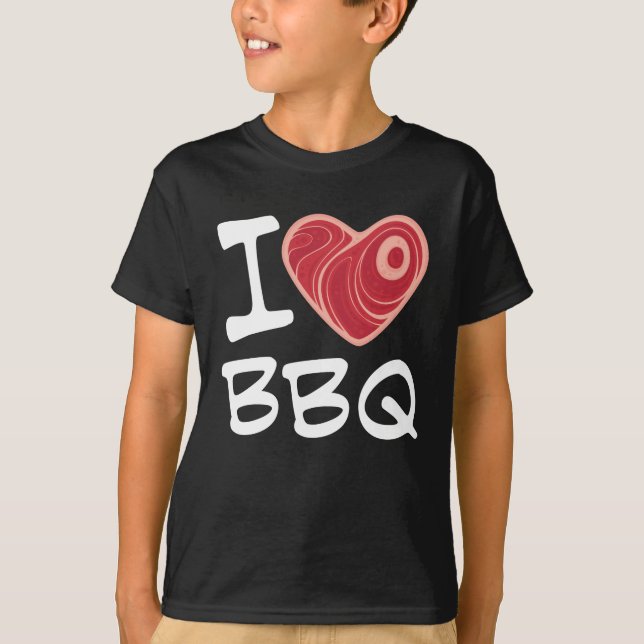 I LIEBE GRILLEN T-Shirt (Vorderseite)