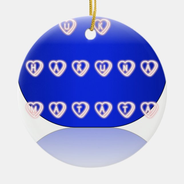 I Liebe Großbritannien Keramik Ornament (Vorne)