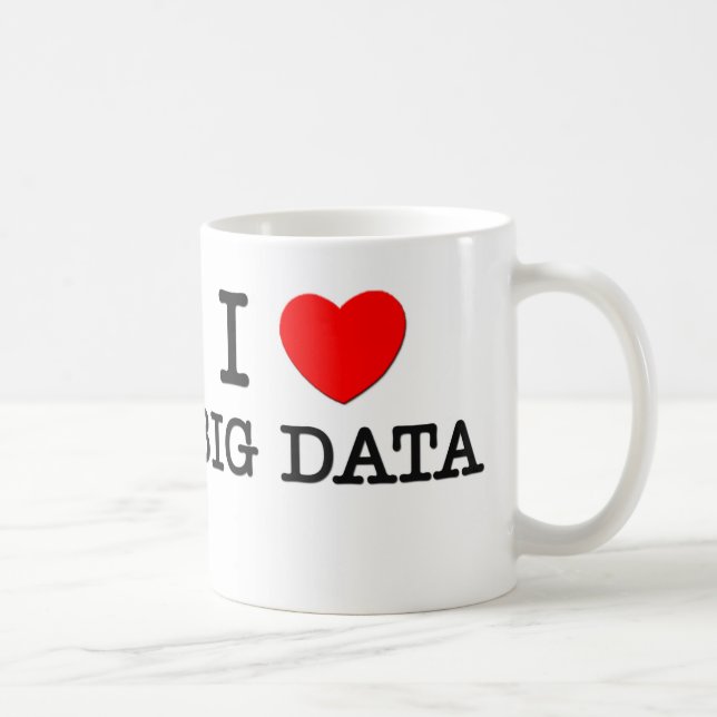 I Liebe-große Daten Tasse (Rechts)