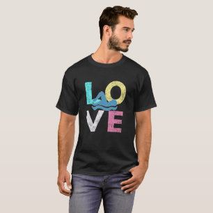 I LIEBE, großes   Schwimmer-Geschenk für allen T-Shirt