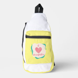 i Liebe Großvater Crossbody Bag