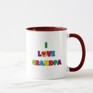 I Liebe-Großvater-T-Shirts und Geschenke Tasse