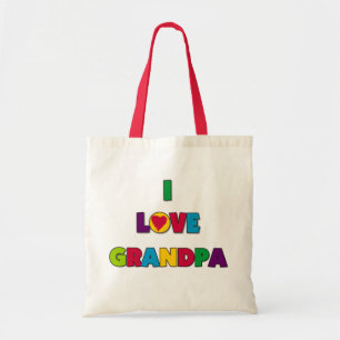 I Liebe-Großvater-T-Shirts und Geschenke Tragetasche