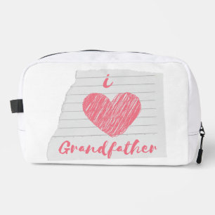 i Liebe Großvater Waschbeutel