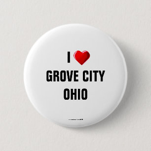 I Liebe Grove City, Ohio Button