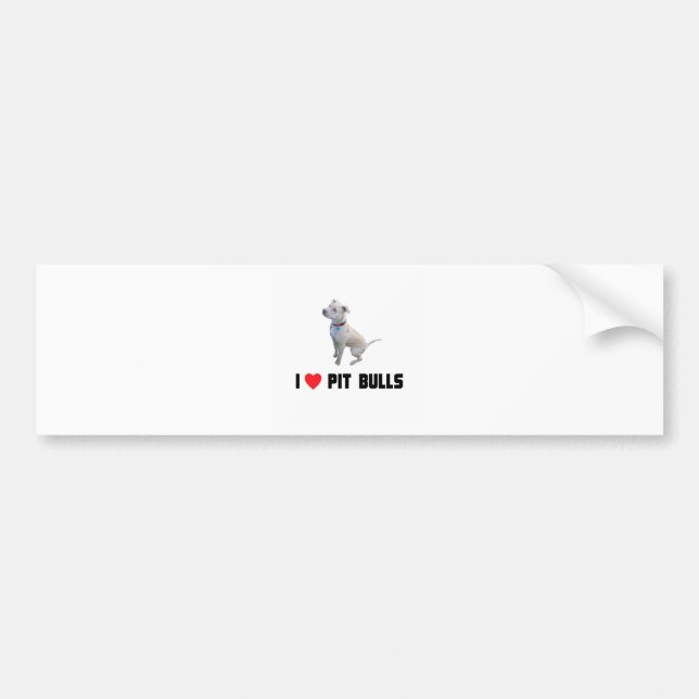 I Liebe-Gruben-Stiere Autoaufkleber (Vorne)