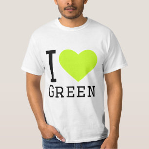 I Liebe grün T-Shirt