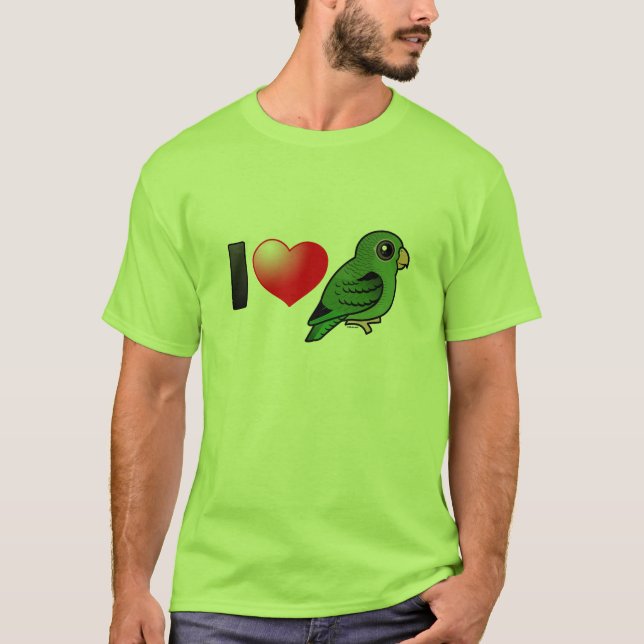 I Liebe Grüne Linnys T-Shirt (Vorderseite)