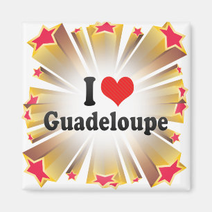 I Liebe Guadeloupe Magnet