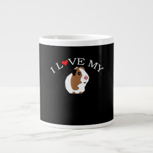 I LIEBE GUINEA Guinea Schweineliebhaber Jumbo-Tasse