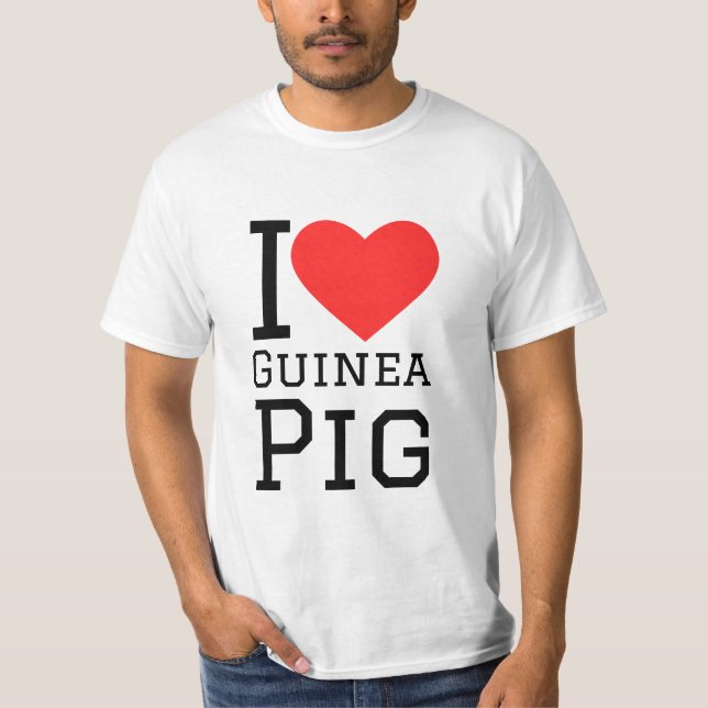 I LIEBE GUINEA T-Shirt (Vorderseite)