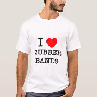 I Liebe-Gummibänder T-Shirt