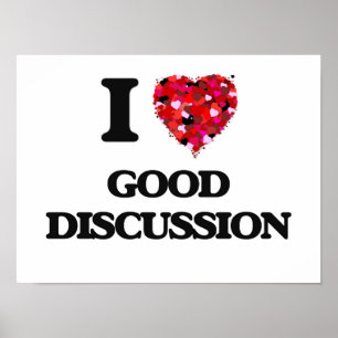I Liebe-gute Diskussion Poster