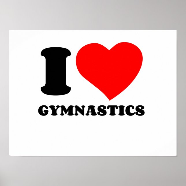 I LIEBE GYMNASTIC POSTER (Vorne)
