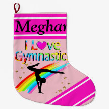 I LIEBE GYMNASTICS PERSONALISIERTE CHRISTMAS STRUM