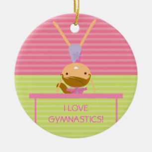I LIEBE GYMNASTICS Weihnachtsschmuck