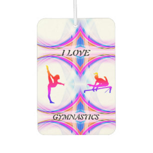 "I Liebe Gymnastik" Air Freshener Autolufterfrischer