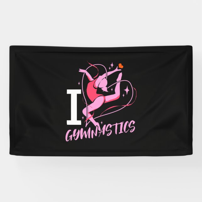 I Liebe Gymnastik Banner (Horizontal)