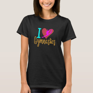 I Liebe Gymnastik-Designs für Gymnast T-Shirt