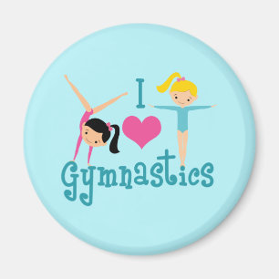 I Liebe Gymnastik Magnet