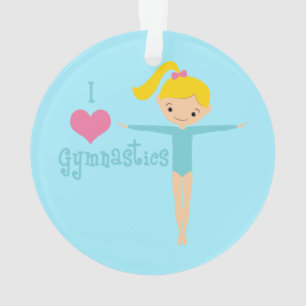 I Liebe Gymnastik Ornament