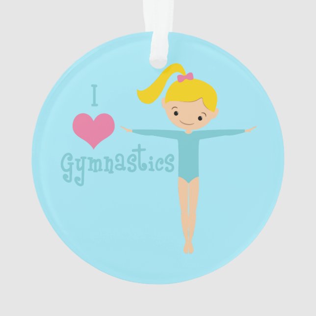 I Liebe Gymnastik Ornament (Rückseite)