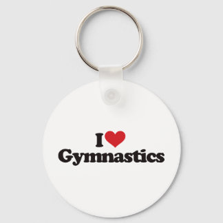 I Liebe Gymnastik Schlüsselanhänger
