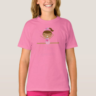 I Liebe Gymnastik trennte niedlichen T - Shirt Mäd