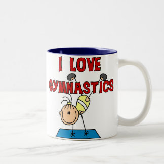 I Liebe-Gymnastik Zweifarbige Tasse