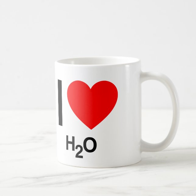 i Liebe h2o Tasse (Rechts)