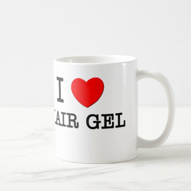 I Liebe-Haar-Gel Kaffeetasse (Rechts)
