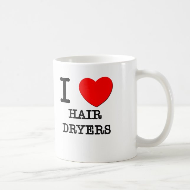 I Liebe-Haartrockner Tasse (Rechts)