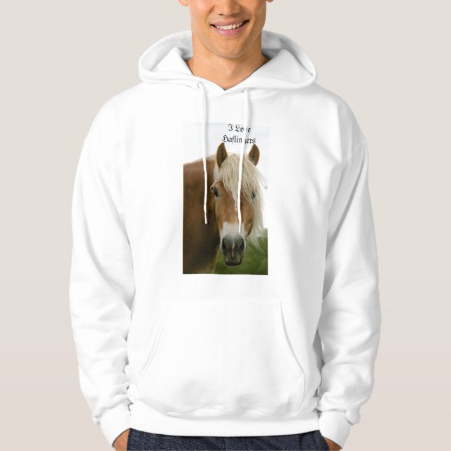 I Liebe Haflingers Hoodie (Vorderseite)