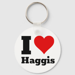 I Liebe Haggis Schlüsselanhänger