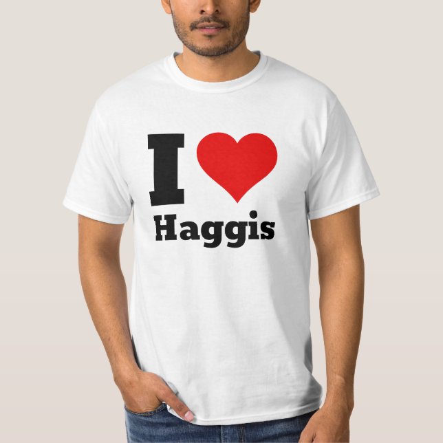 I Liebe Haggis T-Shirt (Vorderseite)
