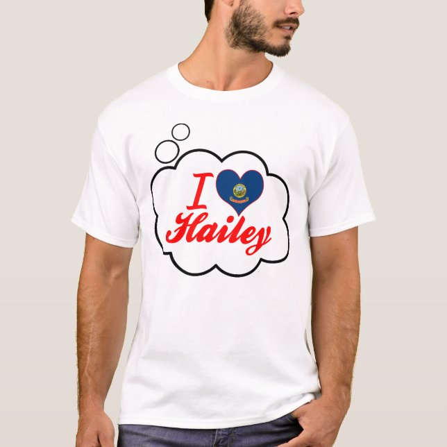 I Liebe Hailey, Idaho T-Shirt (Vorderseite)