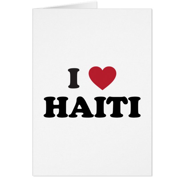 I Liebe Haiti (Vorne)