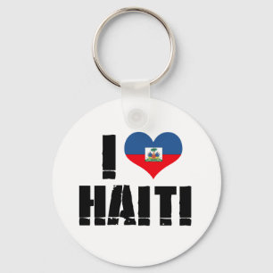 I LIEBE HAITI SCHLÜSSELANHÄNGER
