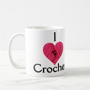 I Liebe-Häkelarbeit-Tasse Tasse