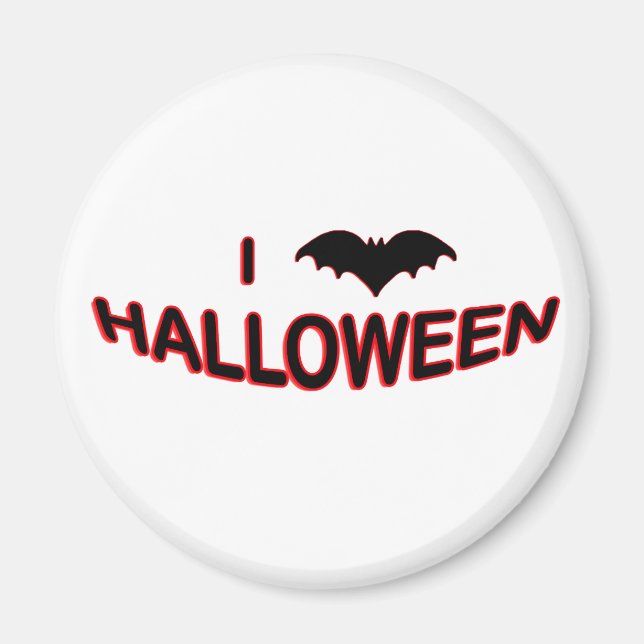 I Liebe Halloween (BVT) Magnet (Vorne)