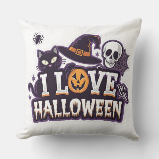 I Liebe Halloween Guest Throw Kissen Festivals Neu