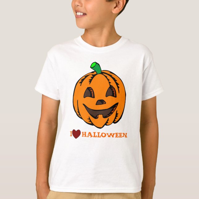 I LIEBE HALLOWEEN T-Shirt (Vorderseite)