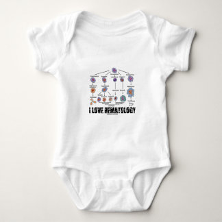 I Liebe-Hämatologie (Blutzelle-Abstammung) Baby Strampler