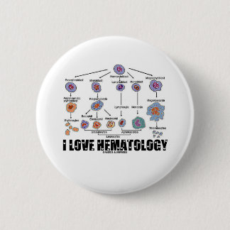 I Liebe-Hämatologie (Blutzelle-Abstammung) Button