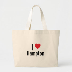 I Liebe Hampton Jumbo Stoffbeutel