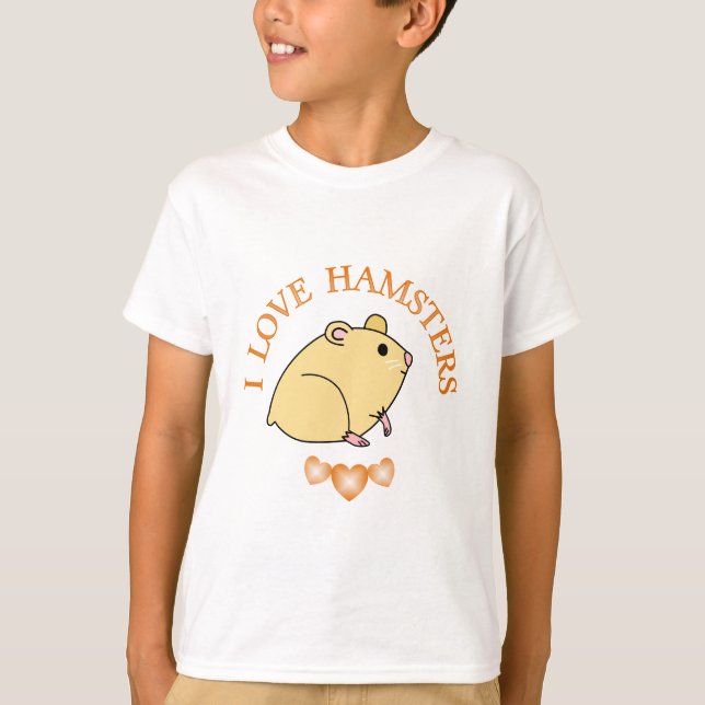 I Liebe-Hamster T-Shirt (Vorderseite)