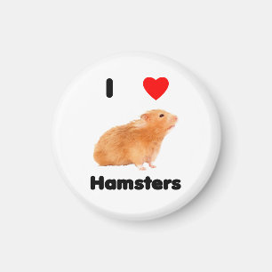 I Liebe Hamsters Magnet