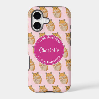 I Liebe Hamsters Pink Hamster Muster